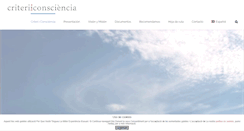 Desktop Screenshot of criteriiconsciencia.org